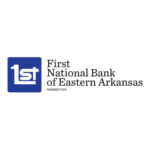 First National Bank Of Eastern Arkansas Black Logo Transparent PNG
