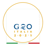 G20 italia 2021 White Logo Transparent PNG
