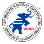 GOP 08 Convention Logo Transparent PNG