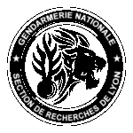 Gendarmerie Section Recherche De Lyon Logo Transparent PNG