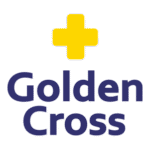 Golden Cross Logo Transparent PNG