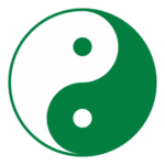 Green Taijitu Logo Transparent PNG