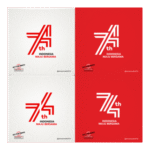 HUT RI 74 INDONESIA MAJU BERSAMA Logo Transparent PNG
