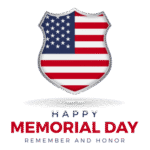 Happy Memorial Day Logo Transparent PNG