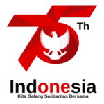 Hut RI 75 Kita Galang Solidaritas Bersama Logo Transparent PNG