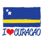 I Love Curacao Logo Transparent PNG