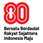 Indonesia 80th Anniversary Vertical Logo Transparent PNG