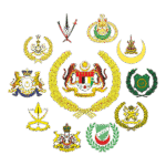Jata Raja raja Melayu Malaysia Logo Transparent PNG