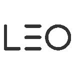 Leo Learning Logo Transparent PNG