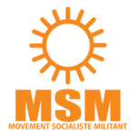 MSM MOVEMENT SOCIALISTE MILITANT Logo Transparent PNG