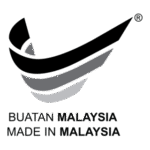 Made In Malaysia Black And White Logo Transparent PNG