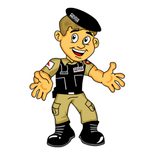 Mascote PM Amigo Legal Da Polícia Militar De MG