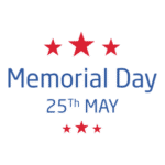 Memorial Day USA 25th July Logo Transparent PNG