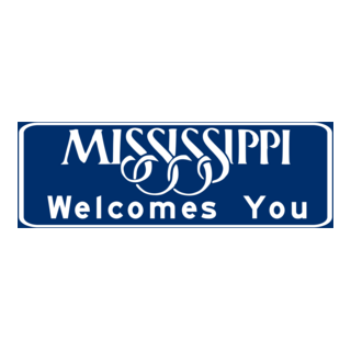 Mississippi Welcomes You Road Sign