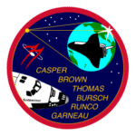 NASA STS77 Mission Patch Logo Transparent PNG