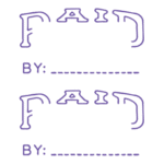 Paid Logo Transparent PNG