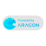 Powered By ARAGON Badge Logo Transparent PNG