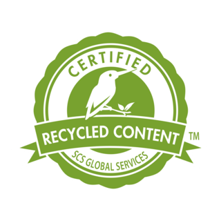 Recycled Content Certified By SCS Global Services