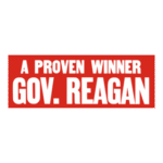 Ronald Reagan 1968 Campaign Logo Transparent PNG