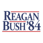 Ronald Reagan 84 Election Logo Transparent PNG