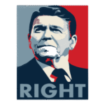 Ronald Reagan Right Poster Logo Transparent PNG