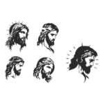 Rostos Jesus Logo Transparent PNG
