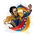 SIMON BOLIVAR CON TRICOLOR NACIONAL Logo Transparent PNG