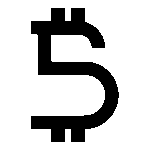 Satoshi Logo Transparent PNG
