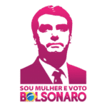 Sou MULHER E VOTO BOLSONARO Logo Transparent PNG