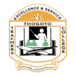 Thogoto Teachers Training College Logo Transparent PNG