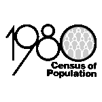 US 1980 Census Of Population Logo Transparent PNG