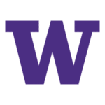University Of Washington Purple Block W Logo Transparent PNG