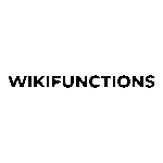 Wikifunctions Wordmark Logo Transparent PNG