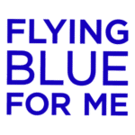 Flying Blue For Me Logo Transparent PNG