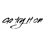 Go Try It On Logo Transparent PNG