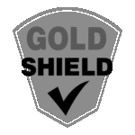 Gold Shield Logo Transparent PNG