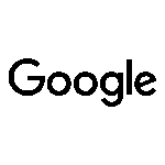 Google Black Logo Transparent PNG