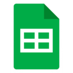 Google Spreadsheet Logo Transparent PNG