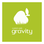 Gravity Custom Web Logo Transparent PNG