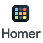 Homer Vertical Logo Transparent PNG