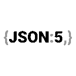 JSON 5 Logo Transparent PNG