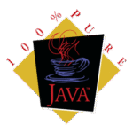 Java 100 Pure Logo Transparent PNG