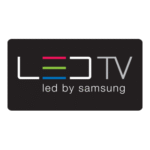 LED TV By Samsung Logo Transparent PNG