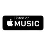 Listen On Apple Music Badge Logo Transparent PNG