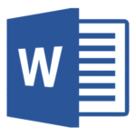 MICROSOFT WORD 2013 Logo Transparent PNG