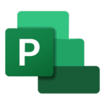 Microsoft Project Logo Transparent PNG
