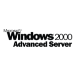 Microsoft Windows 2000 Advanced Server Logo Transparent PNG