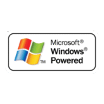 Microsoft Windows Powered Logo Transparent PNG