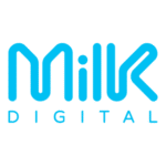 Milk Digital Logo Transparent PNG