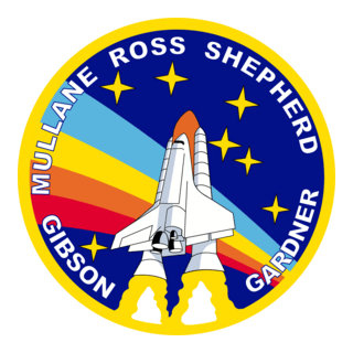 NASA STS-27 Mullane Ross Shepherd